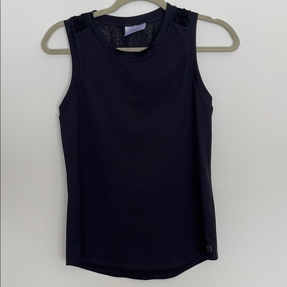 Calia Carrie Underwood Black Lace Back Tank Top - Picture 4 of 5